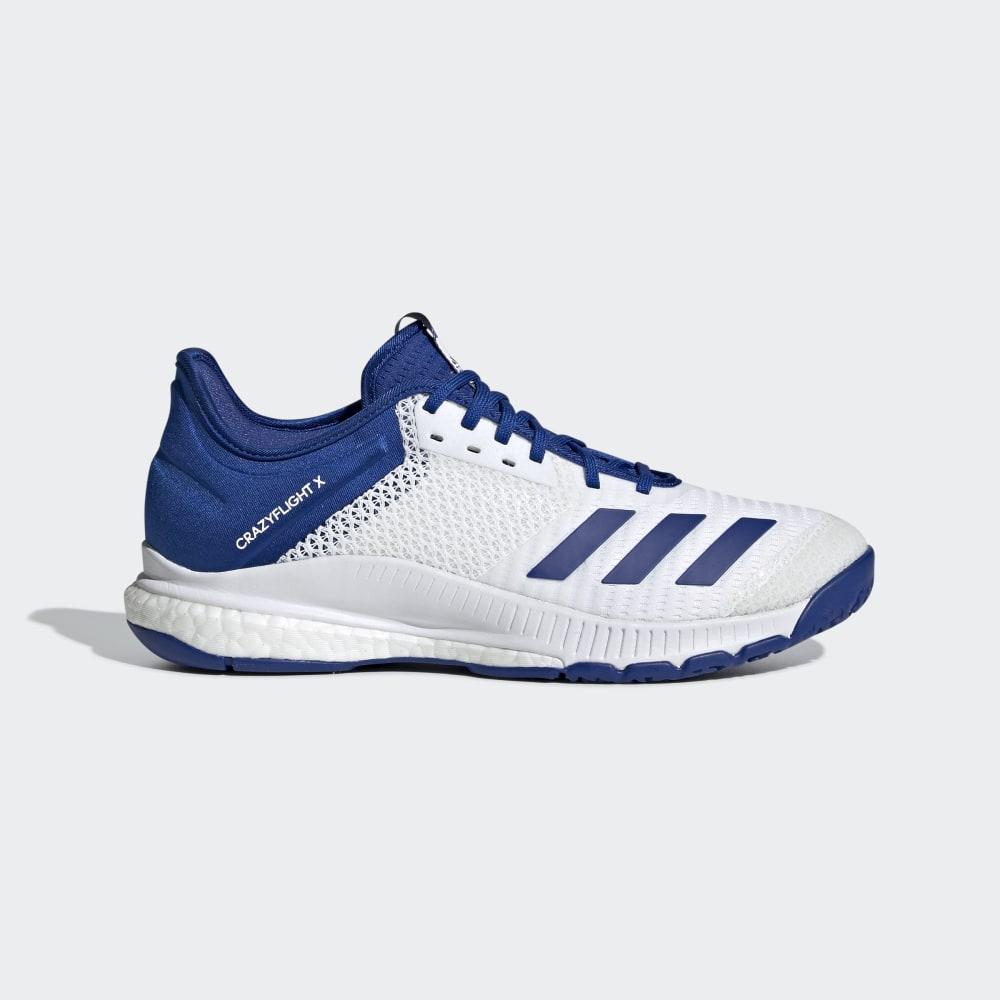 Adidasi Volei Adidas Crazyflight X 3 Dama Romania - Albi/Albastru Regal D97834